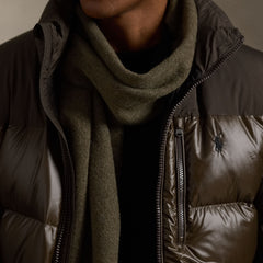 Polo Ralph Lauren Classic Reversible Wool Scarf Ranger Green / Polo Black