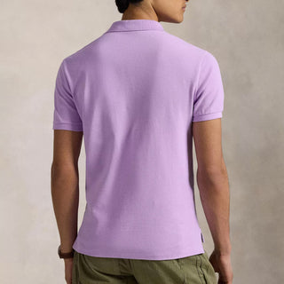 Polo Ralph Lauren The Iconic Mesh Polo Shirt Light Lilac - Parasol Store