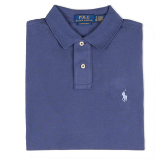 Polo Ralph Lauren The Iconic Mesh Polo Shirt Light Navy - Parasol Store