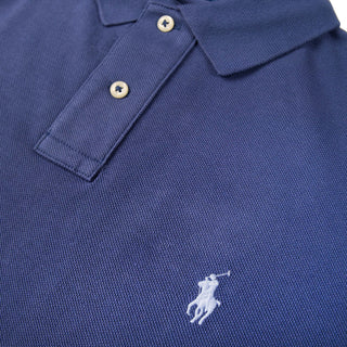 Polo Ralph Lauren The Iconic Mesh Polo Shirt Light Navy - Parasol Store