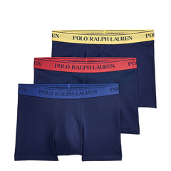 Polo Ralph Lauren Classic Stretch Cotton Boxer 3 Pack Navy / Chilli / Black