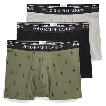 Polo Ralph Lauren Classic Trunk 3-Pack Garden Trail AOP / Black / Andover Heather - Parasol Store