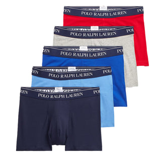 Polo Ralph Lauren Classic Trunk 5-Pack Red/Grey/Royal/Blue/Navy - Parasol Store