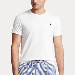 Polo Ralph Lauren Cotton Jersey Sleep Shirt White - Parasol Store