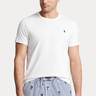 Polo Ralph Lauren Cotton Jersey Sleep Shirt White - Parasol Store
