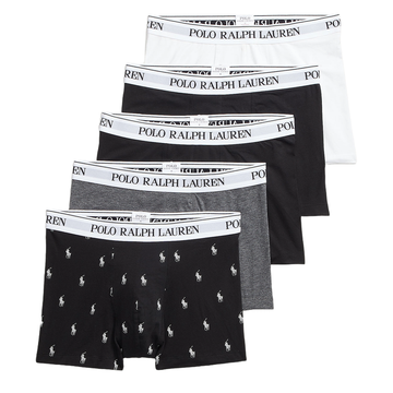 Polo Ralph Lauren Classic Trunk 5-Pack White/Black/Charcoal - Parasol Store