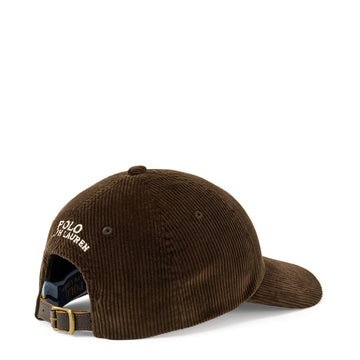 Polo Ralph Lauren Corduroy Ball Cap Dark Beech