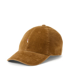 Polo Ralph Lauren Corduroy Ball Cap Golden Brown