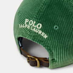 Polo Ralph Lauren Corduroy Ball Cap Meadow Green