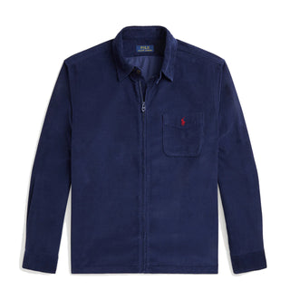 Polo Ralph Lauren Corduroy Full-Zip Overshirt Newport Navy - Parasol Store