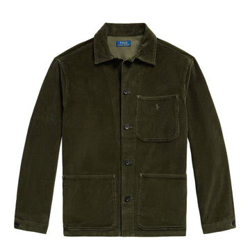 Polo Ralph Lauren Corduroy Utility Overshirt Company Olive
