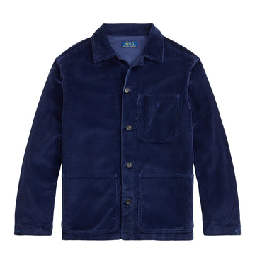 Polo Ralph Lauren Corduroy Utility Overshirt Newport Navy