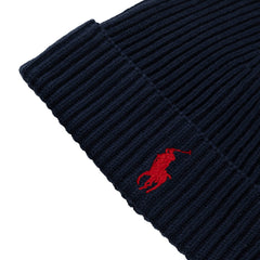 Polo Ralph Lauren Cotton CWE Beanie Hunter Navy - Parasol Store