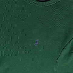 Polo Ralph Lauren Cotton Crewneck Jumper Moss Agate - Parasol Store