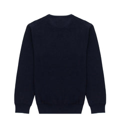 Polo Ralph Lauren Cotton Crewneck Jumper Navy Heather - Parasol Store