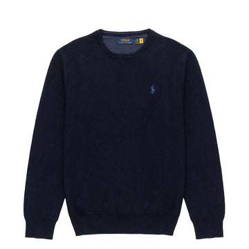 Polo Ralph Lauren Cotton Crewneck Jumper Navy Heather