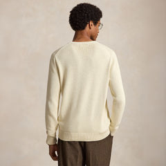 Polo Ralph Lauren Cotton Crewneck Sweater Andover Cream