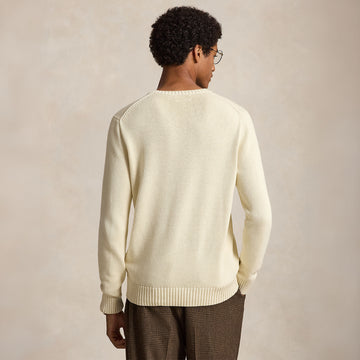 Polo Ralph Lauren Cotton Crewneck Sweater Andover Cream