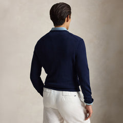 Polo Ralph Lauren Cotton Crewneck Sweater Hunter Navy