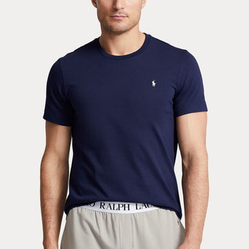 Polo Ralph Lauren Cotton Jersey Sleep Shirt Cruise Navy - Parasol Store