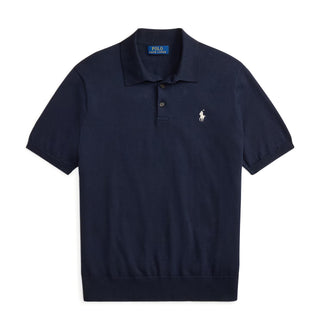 Polo Ralph Lauren Cotton Polo-Collar Jumper Hunter Navy