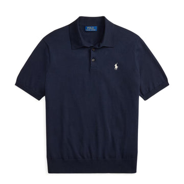 Polo Ralph Lauren Cotton Polo-Collar Jumper Hunter Navy