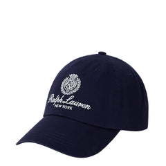 Polo Ralph Lauren Crest-Embroidered Twill Ball Cap Newport Navy - Parasol Store