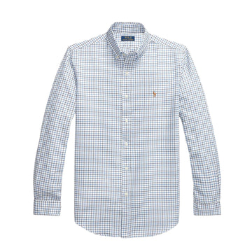Polo Ralph Lauren Custom Fit Check Shirt White / Blue Multi - Parasol Store