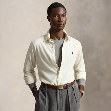 Polo Ralph Lauren Custom Fit Corduroy Shirt Clubhouse Cream