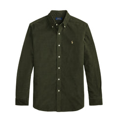 Polo Ralph Lauren Custom Fit Corduroy Shirt Company Olive W/Khaki Pp