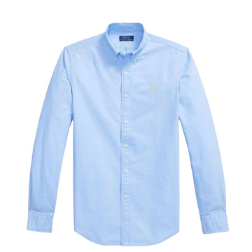 Polo Ralph Lauren Custom Fit Garment-Dyed Oxford Shirt Austin Blue