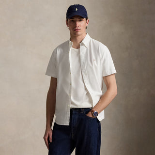 Polo Ralph Lauren Custom Fit Oxford Shirt BSR White