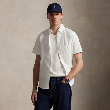 Polo Ralph Lauren Custom Fit Oxford Shirt BSR White