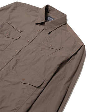 Frizmworks Nylon Utility Pocket Shirt Jacket Brown - Parasol Store