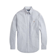 Polo Ralph Lauren Custom Fit Oxford Shirt Slate - Parasol Store