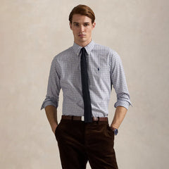 Polo Ralph Lauren Custom Fit Plaid Twill Shirt Nevis Blue / Multi - Parasol Store