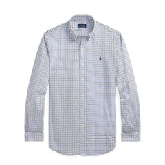 Polo Ralph Lauren Custom Fit Plaid Twill Shirt Nevis Blue / Multi - Parasol Store