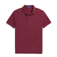 Polo Ralph Lauren The Iconic Mesh Polo Shirt Vintage Port Heather - Parasol Store