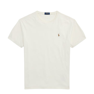 Polo Ralph Lauren Custom Slim Fit Jersey Crewneck T-Shirt Antique Cream - Parasol Store
