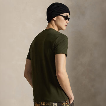 Polo Ralph Lauren Custom Slim Fit Jersey Crewneck T-Shirt Company Olive/C8526