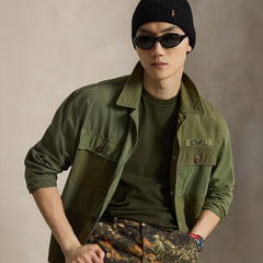 Polo Ralph Lauren Custom Slim Fit Jersey Crewneck T-Shirt Company Olive/C8526