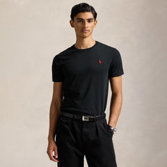 Polo Ralph Lauren Custom Slim Fit Jersey Crewneck T-Shirt Rl Black