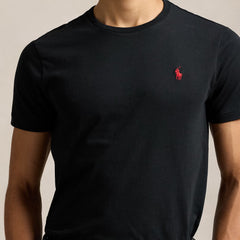 Polo Ralph Lauren Custom Slim Fit Jersey Crewneck T-Shirt Rl Black
