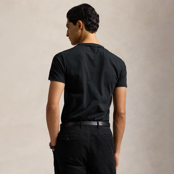 Polo Ralph Lauren Custom Slim Fit Jersey Crewneck T-Shirt Rl Black