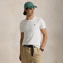 Polo Ralph Lauren Custom Slim Fit Jersey Crewneck T-Shirt White
