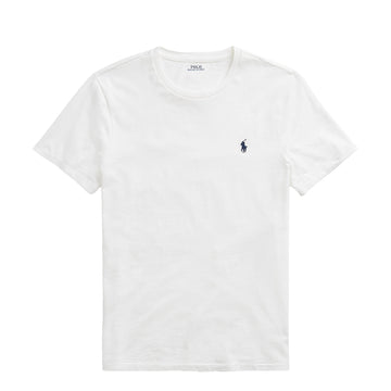 Polo Ralph Lauren Custom Slim Fit Jersey Crewneck T-Shirt White