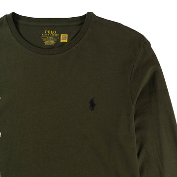 Polo Ralph Lauren Custom Slim Fit Jersey L/S T-Shirt Company Olive