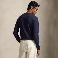 Polo Ralph Lauren Custom Slim Fit L/S Jersey T-Shirt Ink / C3870
