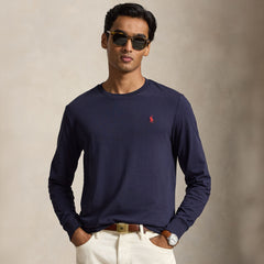Polo Ralph Lauren Custom Slim Fit L/S Jersey T-Shirt Ink / C3870