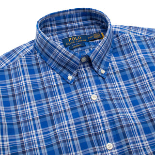 Polo Ralph Lauren Custom Fit Check Shirt Blue Multi - Parasol Store